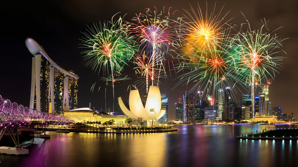 fireworks singapore chinese new year